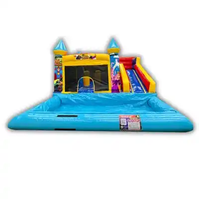 Inflable castillo balls